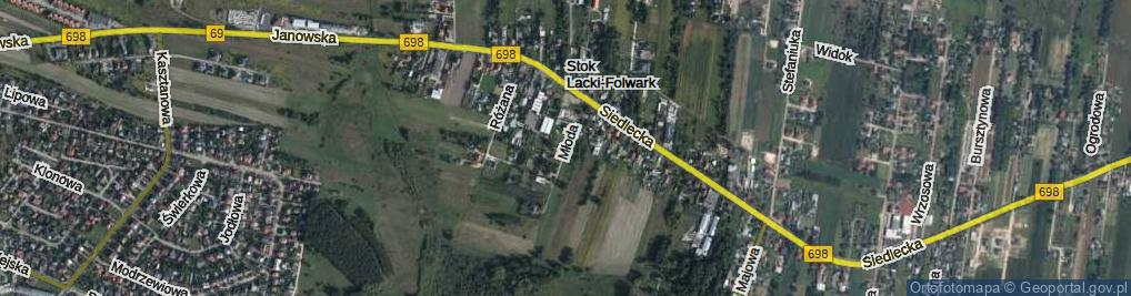 Zdjęcie satelitarne Młoda ul.